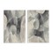 Stupell Industries Mottled Fluid Monochrome 2pc Canvas Set, design by Kippi Leonard